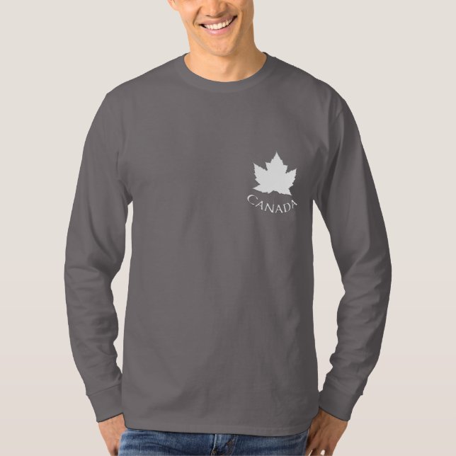 Canada Shirt Canada Souvenir Maple Löv T-shirts (Framsida)