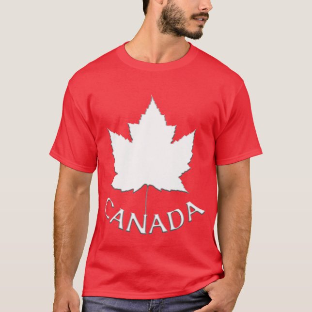 Canada Shirt Maple Löv Souvenir T-shirt (Framsida)
