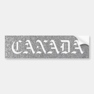 canada silver bildekal