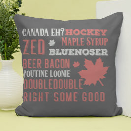 Canada Slang Tunnelbanan Art Kudde