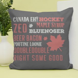 Canada Slang Tunnelbanan Art Kudde