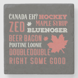 Canada Slang Tunnelbanan Art Stenunderlägg