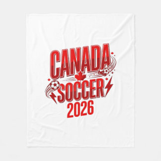 Canada Soccer 2026 Soccer Bold Land Typografi Fleecefilt