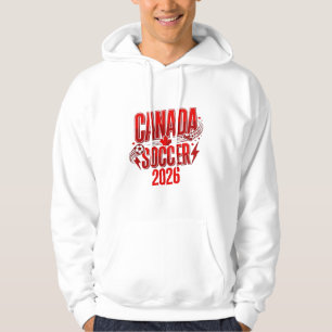 Canada Soccer 2026 Soccer Bold Land Typografi Hoodie