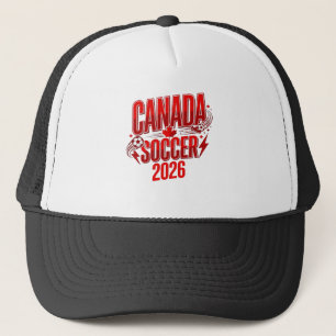 Canada Soccer 2026 Soccer Bold Land Typografi Keps