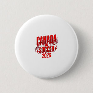 Canada Soccer 2026 Soccer Bold Land Typografi Knapp