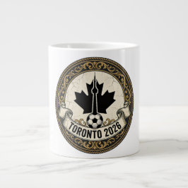 Canada Soccer Fan Coffee Cup Toronto Värdstad Jumbo Mugg