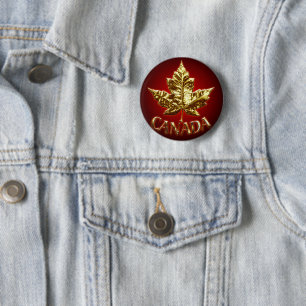 Canada Souvenir Button Guld Medal Canada Buttons Knapp