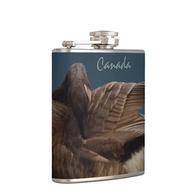 Canada Souvenir Flask Anpassningsbar Canada Goose  Fickplunta (Höger)