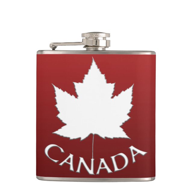 Canada Souvenir Flask Canada Flagga Drink Flask Gi Fickplunta (Framsidan)