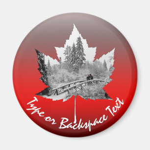 Canada Souvenir Fridge Magnet Anpassningsbar Canad