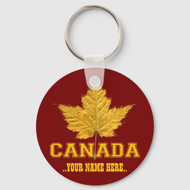 Canada Souvenir Nyckelring Canada Nyckelring Gift (Framsida)