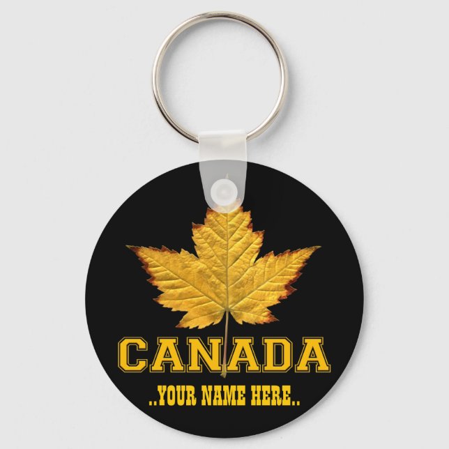 Canada Souvenir Nyckelring Canada Nyckelring Gift (Framsida)