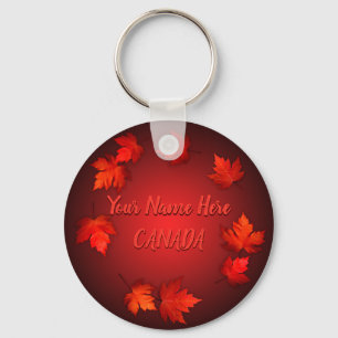 Canada Souvenir Nyckelring Personlig Canada Gift