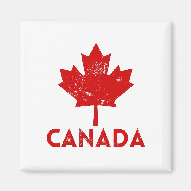 Canada Souvenir Vintage Magnet (Framsidan)