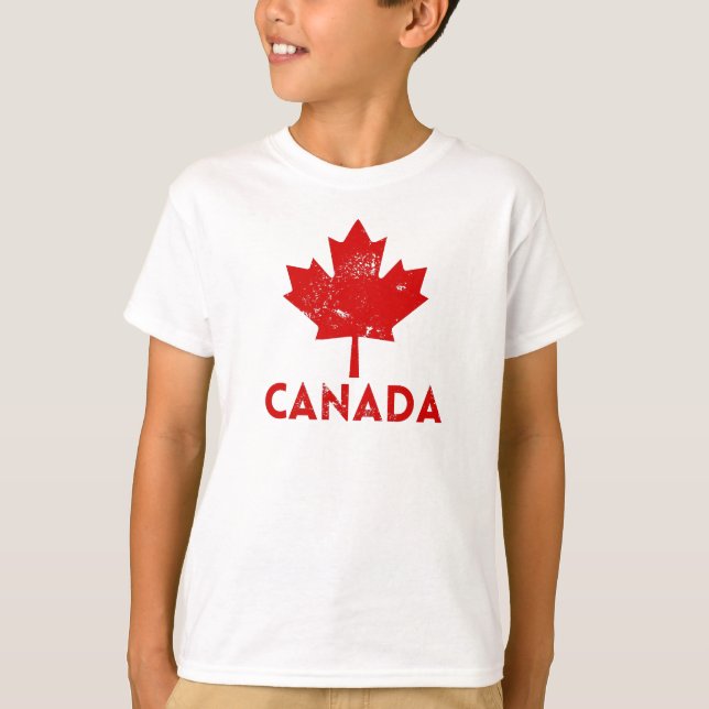 Canada Souvenir Vintage T-Shirt (Framsida)