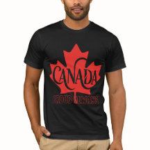 Canada Stolt Alltid Lönnblad Grafisk T-Shirt