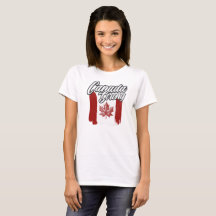 Canada Strong Red & White Canadian Flagga Maple Lö