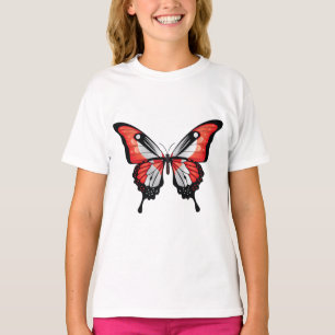 Canada Swallowtail Butterfly Flagga Sticker T Shirt