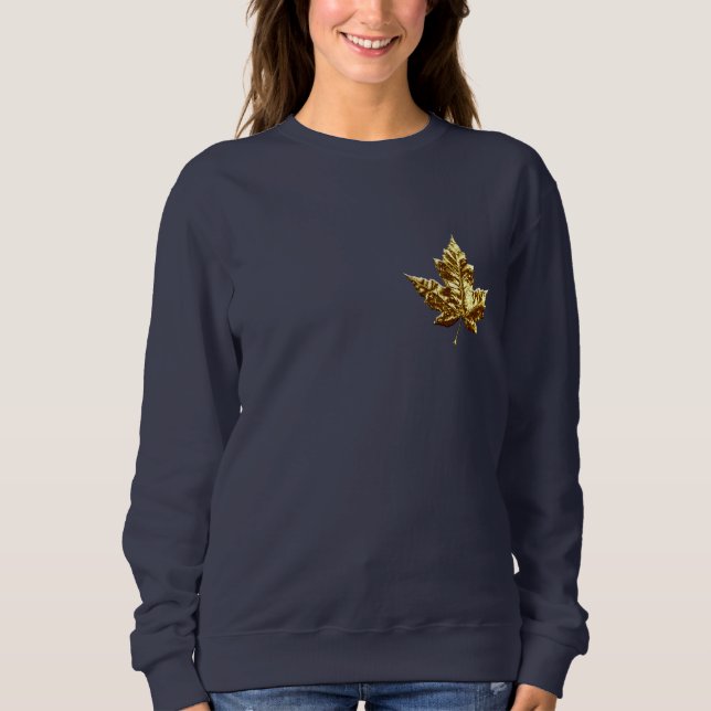 Canada Sweatshirt Guld Medal Women's Shirt T Shirt (Framsida)