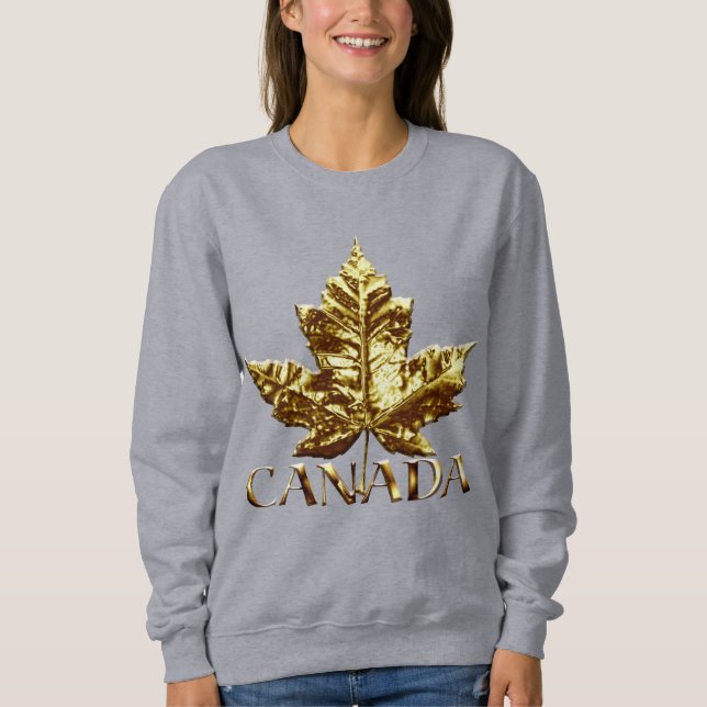 Canada Sweatshirt Guld Medal Women's Shirt T Shirt (Framsida)