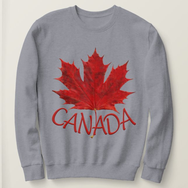 Canada Sweatshirt Women's Canada Shirts Customize Tee (Design framsida)
