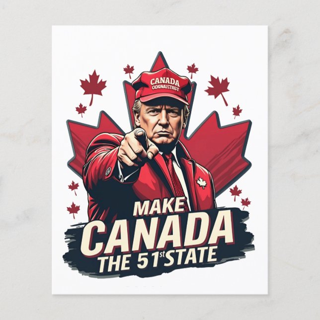 Canada the 51st State Trump Canadian (Framsida)
