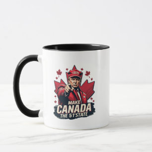 Canada the 51st State Trump Canadian Mugg
