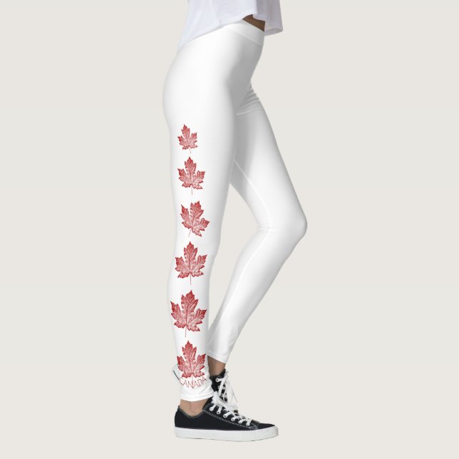 Canada Tights Coola Canada Souvenir Leggings Gifts (Höger)