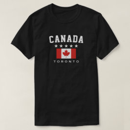 Canada Toronto Femstjärnig Flagga T Shirt