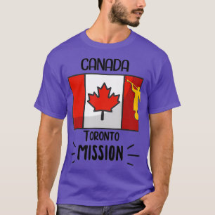 Canada Toronto Mormon LDS Uppdrag Missionary T Shirt