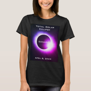 CANADA Total solcellsklipse 8 april 2024 T Shirt