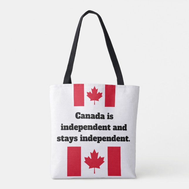 Canada Tote Tygkasse (Baksida)