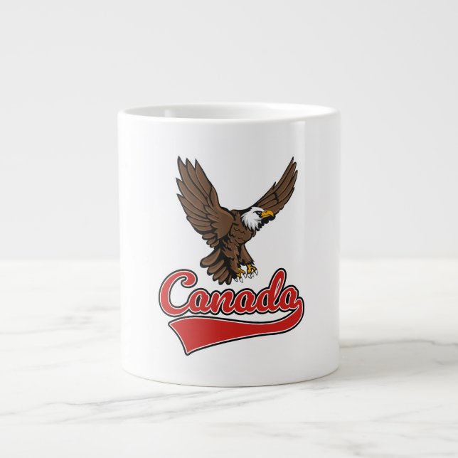 Canada Travel logotyp Jumbo Mugg (Framsidan)