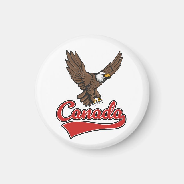 Canada Travel logotyp Magnet (Framsidan)