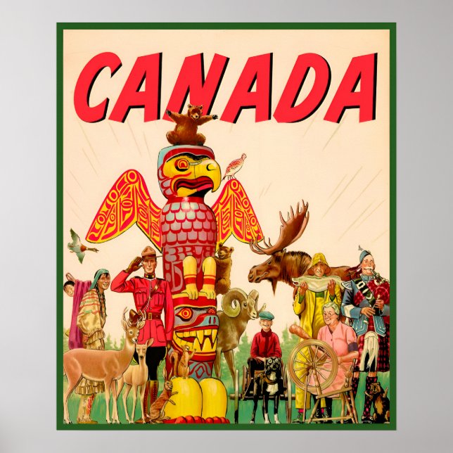 Canada Travel Poster (Framsidan)