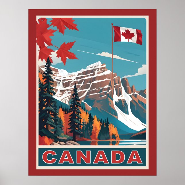 Canada Travel Poster (Framsidan)