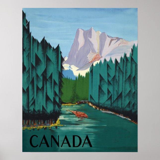 Canada Travel Poster (Framsidan)