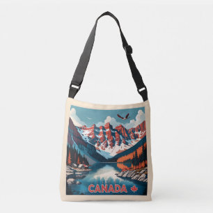 Canada Travel Poster Axelväska