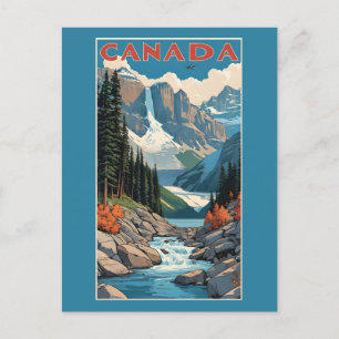 Canada Travel Poster Vykort