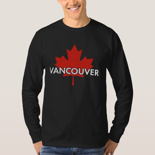 Canada USA America Hockey Canadian Maple Leaf  10 T Shirt (Framsida)