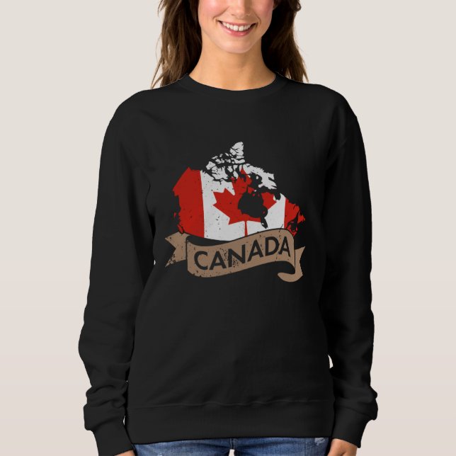 Canada USA America Hockey Canadian Maple Leaf  4 T Shirt (Framsida)