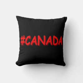 "#CANADA" Utkastuttrycksdesign. Köp nu Kudde