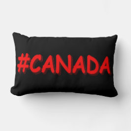 "#CANADA" Utkastuttrycksdesign. Köp nu Lumbarkudde