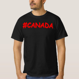 "#CANADA" Utkastuttrycksdesign. Köp nu T Shirt