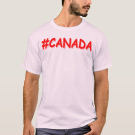 "#CANADA" Utkastuttrycksdesign. Köp nu T Shirt