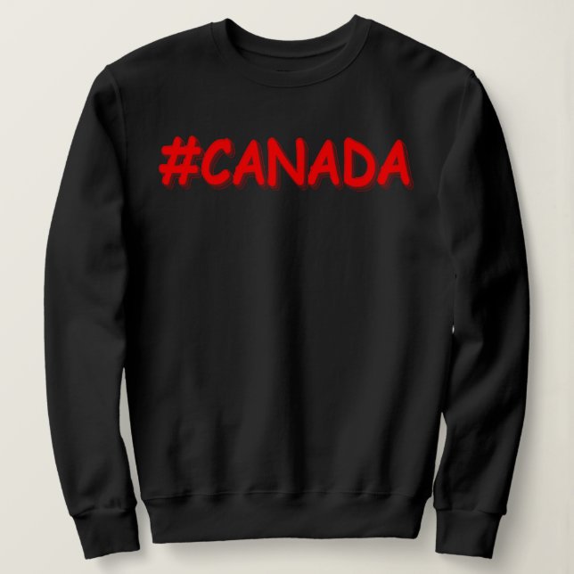 "#CANADA" Utkastuttrycksdesign. Köp nu T Shirt (Design framsida)