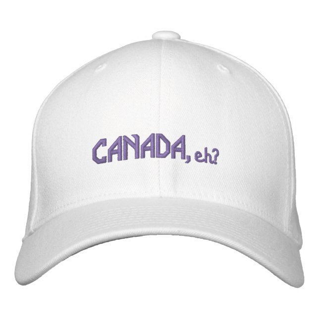 CANADA, va? Embroierat Hat Broderad Keps (Framsida)