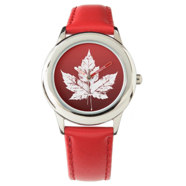 Canada Watch Barn Canada Souvenir Wrist Watch Armbandsur (Framsida)