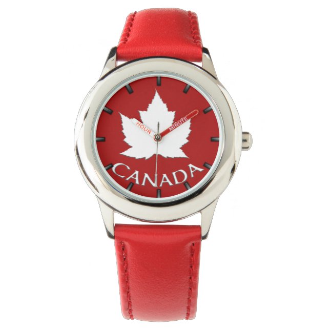 Canada Watch Barn Canada Souvenir Wrist Watch Armbandsur (Framsida)